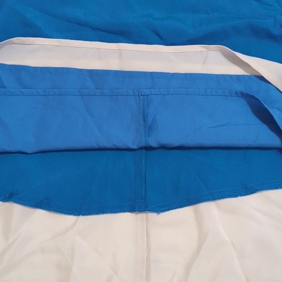 NWT LOFT Sleeveless Maxi Dress, Color Blue/Cream Size 2P - Picture 6 of 14